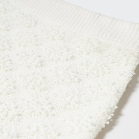 NWT NEW MANGO Spain 2PC Ivory Knit Button-Up Cardigan & Matching Skirt SET 14 - Picture 6 of 10